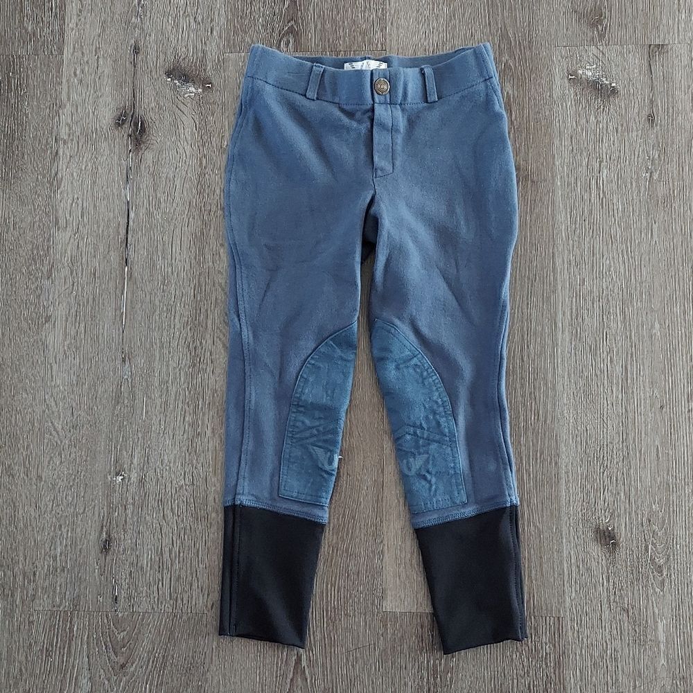 TUFFRIDER CHILDREN'S STARTER LOWRISE PULL-ON KNEE PATCH BREECHES 8